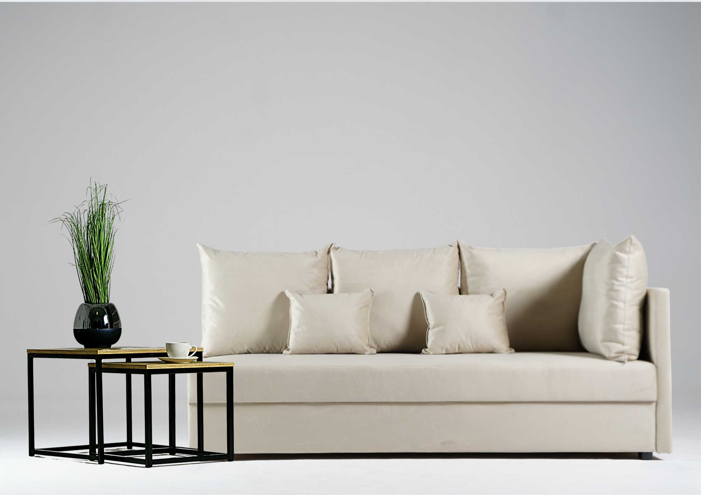 Beżowa sofa do salonu Mobo